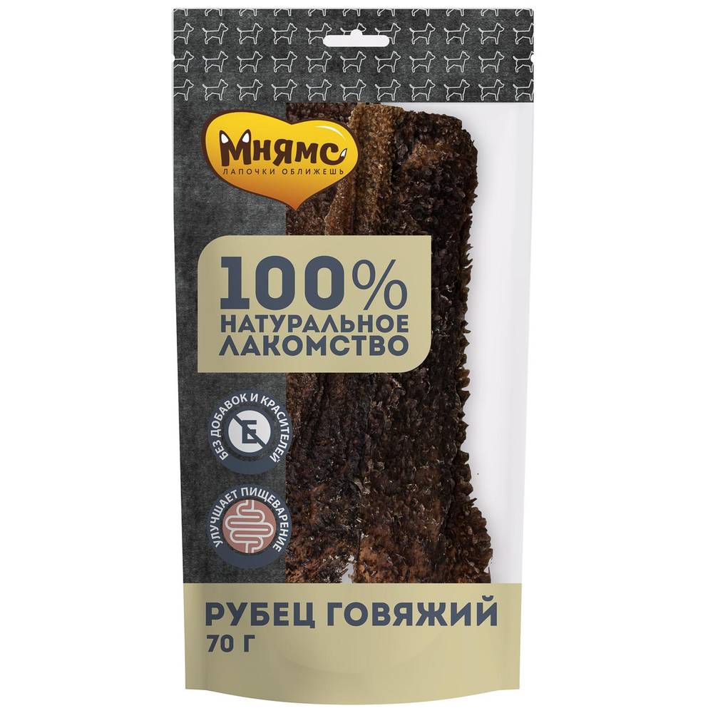 Лакомство для собак МНЯМС Рубец говяжий