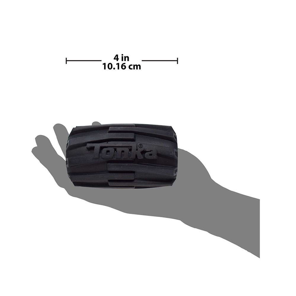 Игрушка-дозатор лакомств для собак TONKA Мега, цвет желтый/черный 10,2см