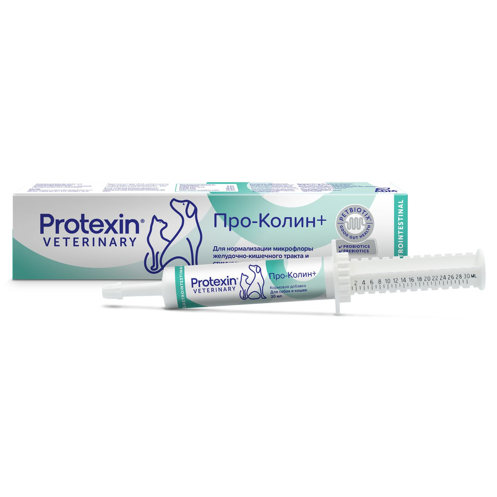 Кормовая добавка PROTEXIN Pro-Kolin 30мл шприц пробиотик