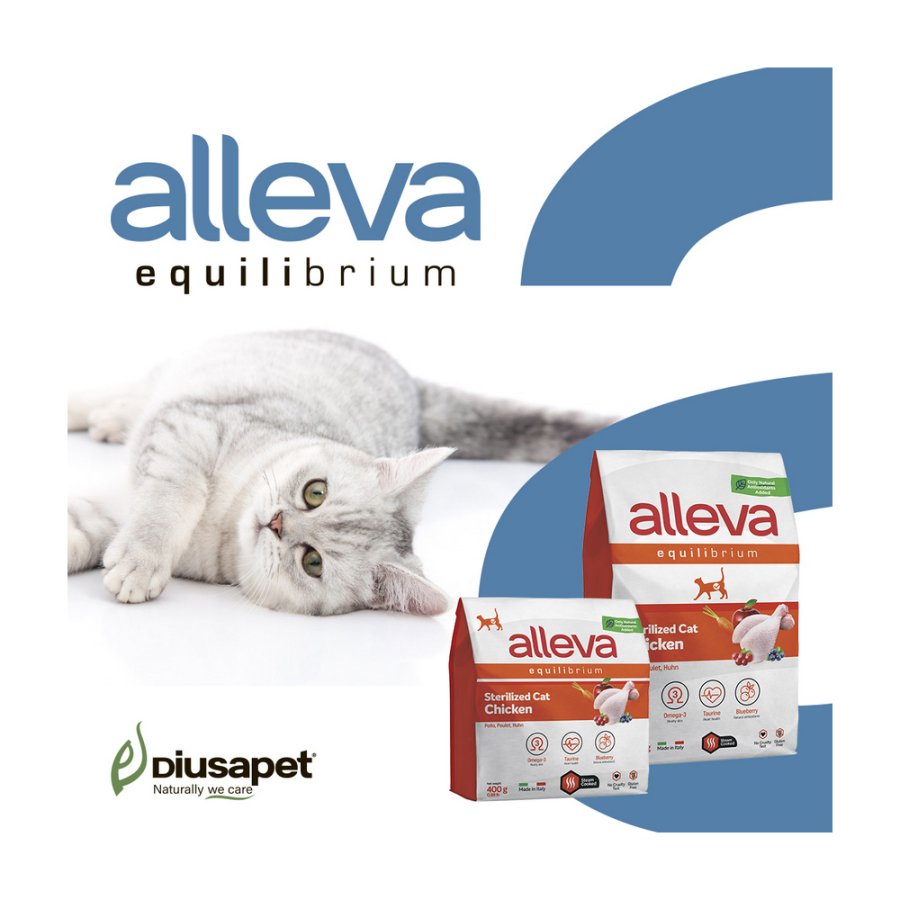 Корм для кошек ALLEVA Equilibrium для стерилизованных, курица сух.