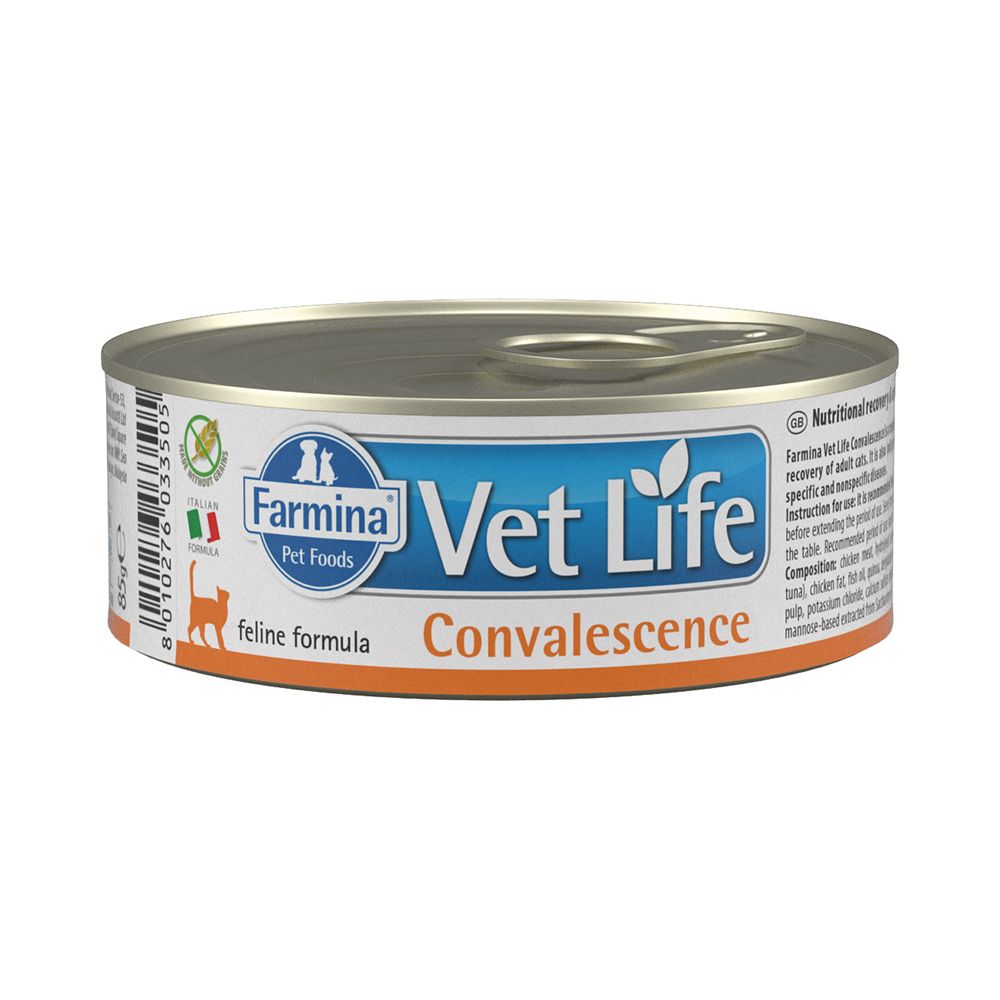 Корм для кошек FARMINA Vet Life Convalescence в период выздоровления паштет банка