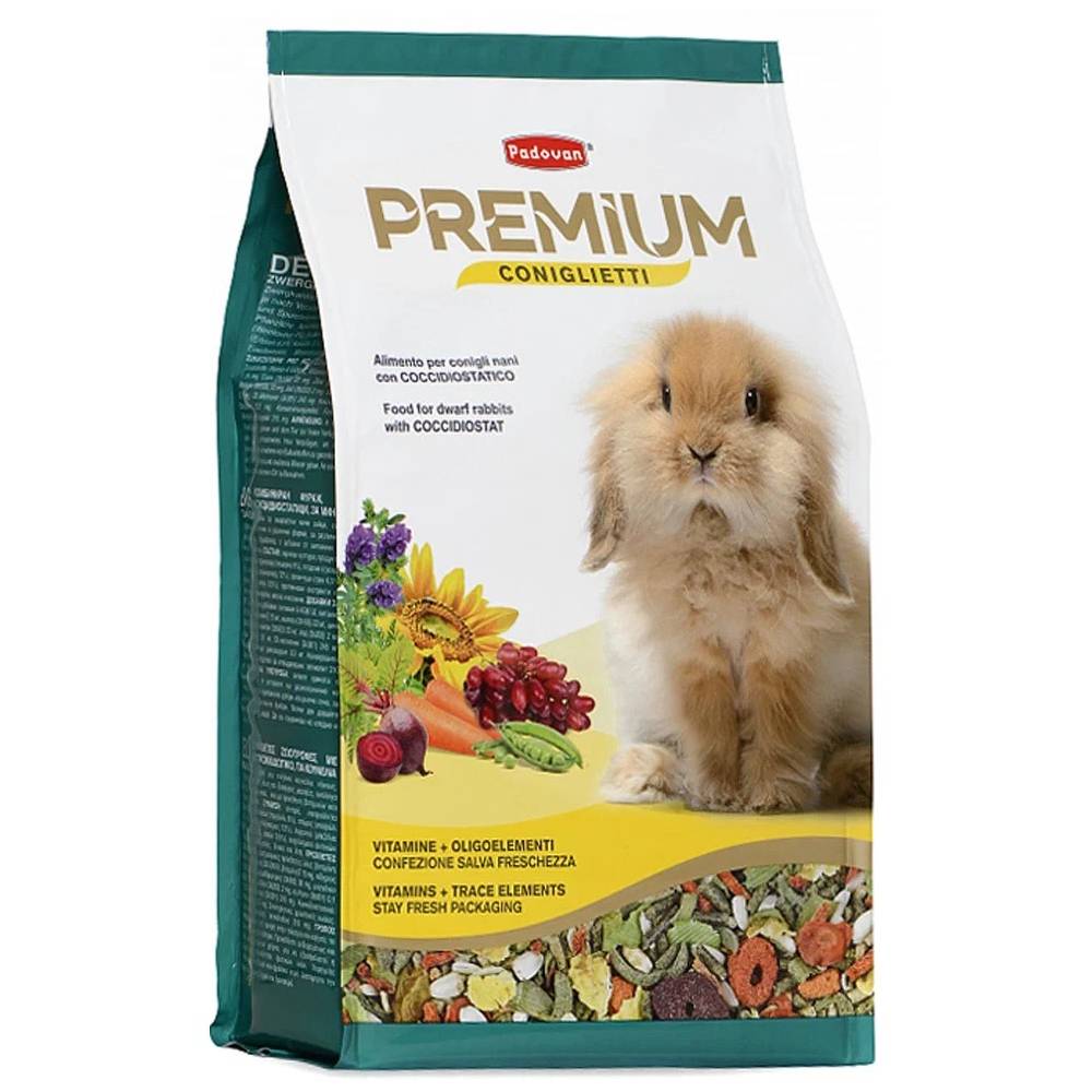 Корм для грызунов PADOVAN PREMIUM для кроликов сух.