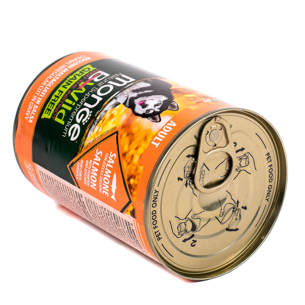 Корм для собак MONGE Dog BWild Grain Free лосось с тыквой и кабачками банка