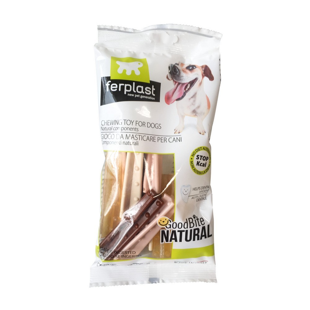 Игрушка для собак FERPLAST GoodBite Familypack Helix M, кость, ассорти 10шт