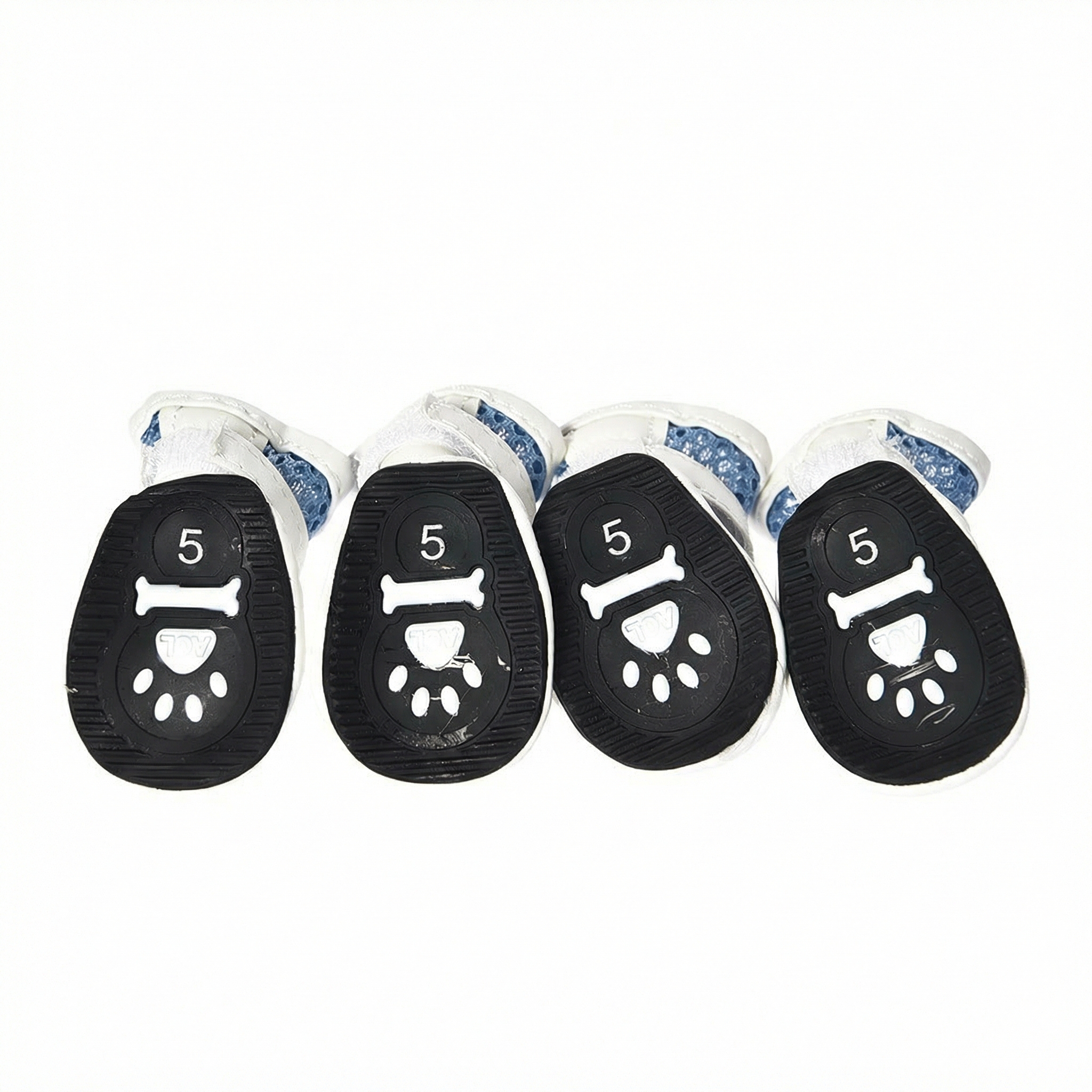 Ботинки для собак FOXIE Paws XL 6,5х4,8см голубые