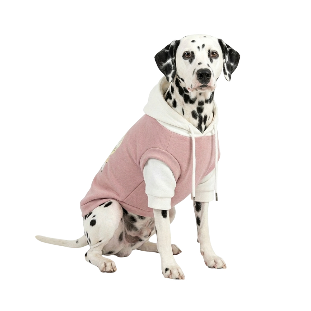 Толстовка для собак FOXIE Cute Puppy XL (дл.спины 45см, обх.груди 58-62см, обх.шеи 44см) розовая