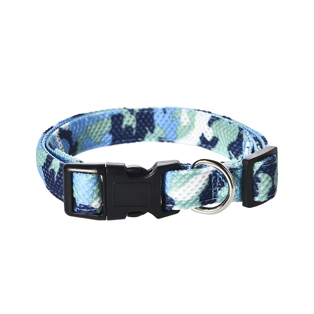 Ошейник для собак FOXIE Camo L 2,5x40-55см голубой
