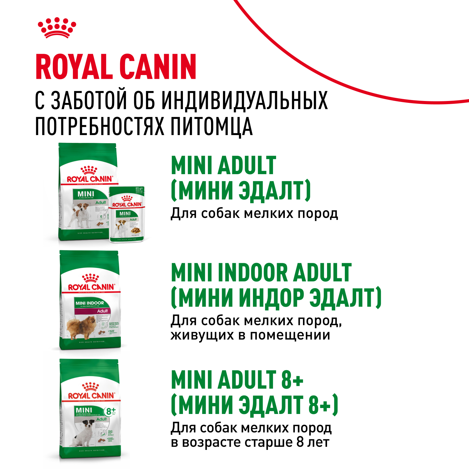 Корм для собак ROYAL CANIN Mini Ageing 12+ для стареющих, мелких пород пауч