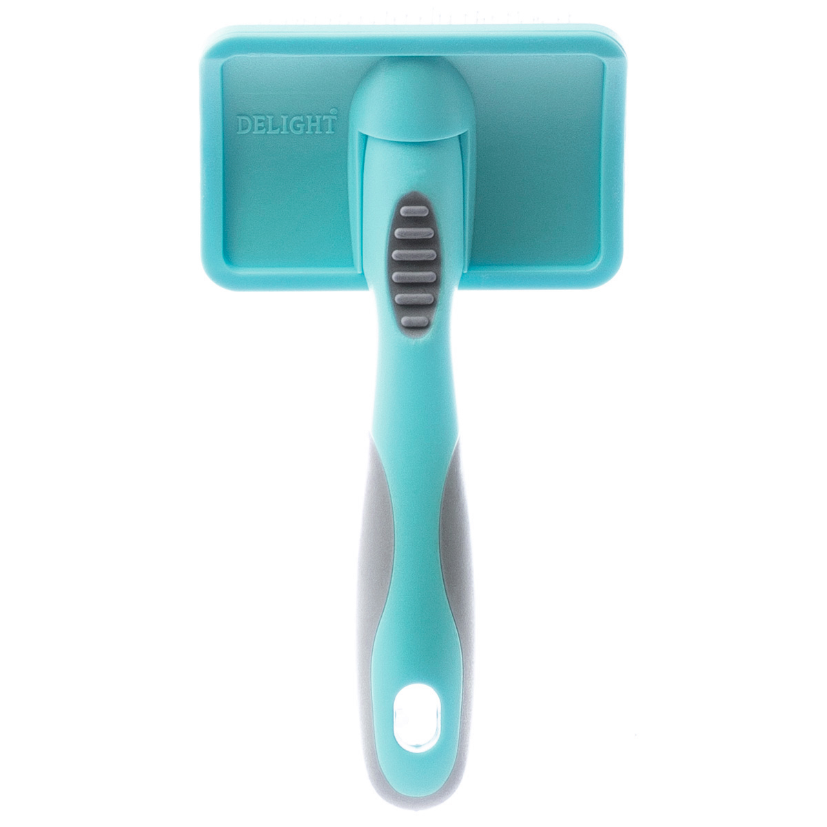 Пуходёрка для животных DELIGHT Aqua пластик с каплей малая
