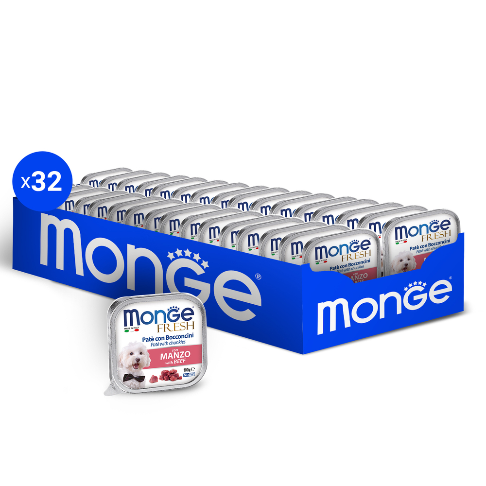 Корм для собак MONGE Fresh говядина конс.