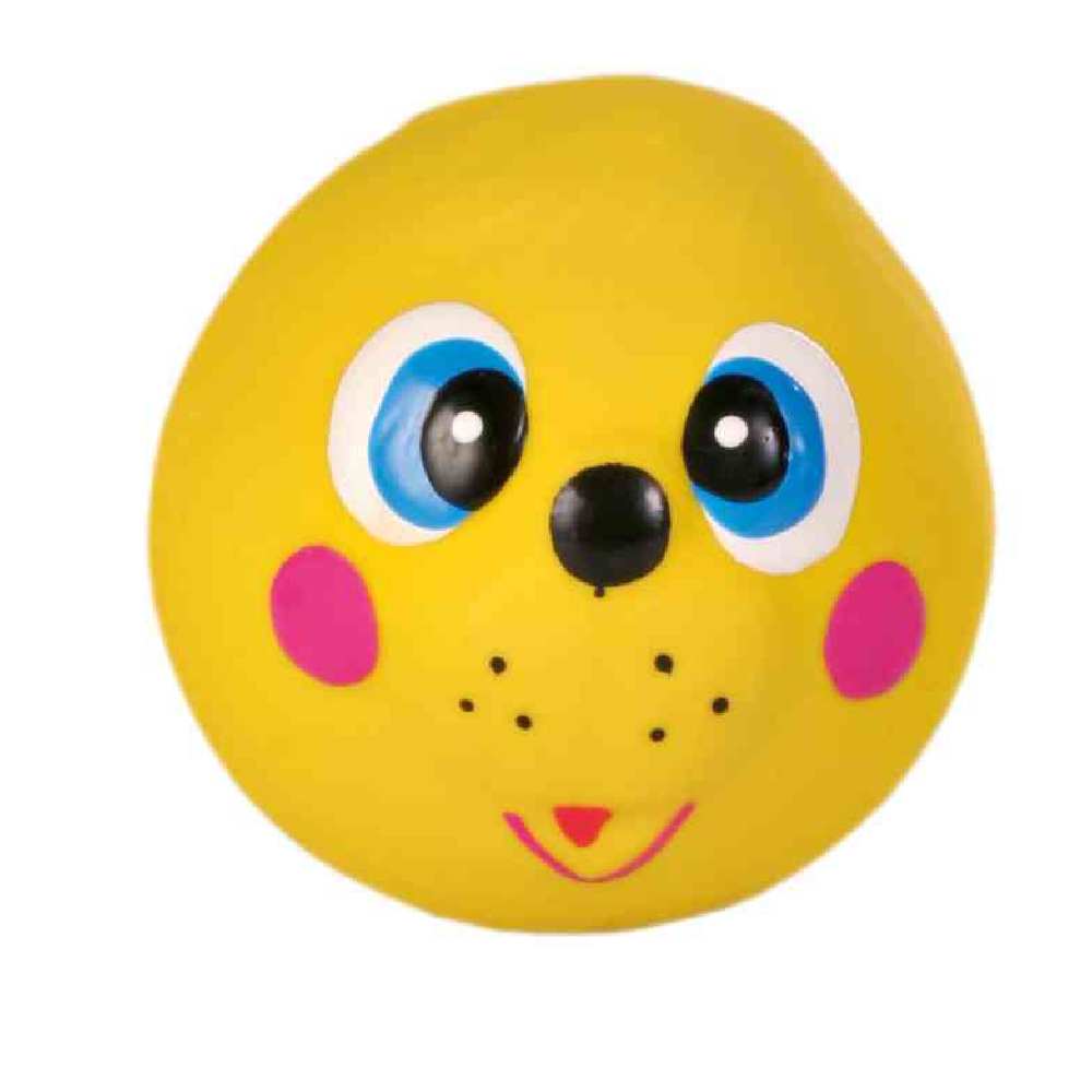 Игрушка для собак TRIXIE Мяч-мордочка латекс 1шт
