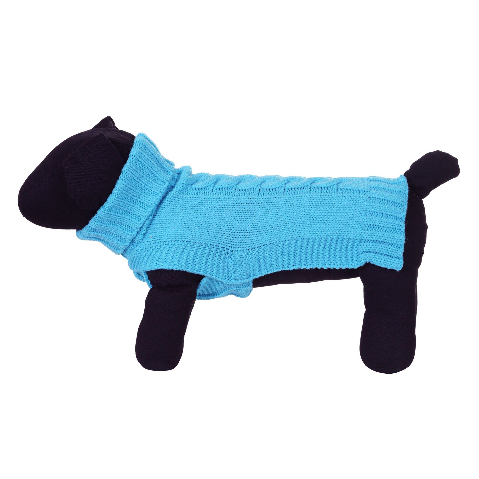 Свитер для собак RUKKA Wooly Knitwear размер L голубой