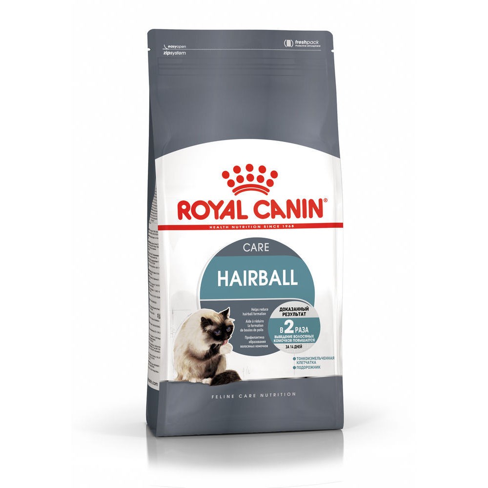 Корм для кошек ROYAL CANIN Hairball Care для профилактики образования волосяных комочков сух.