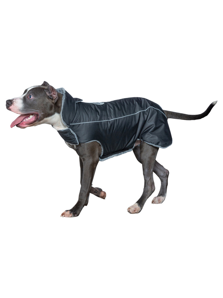 Попона для собак DOG MODA Бостон (черная) унисекс 37см (5)