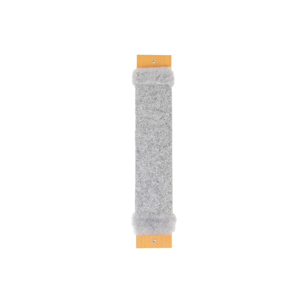 Когтеточка для кошек ХОРОШКА Малая настенная серая 50x9x2,5см