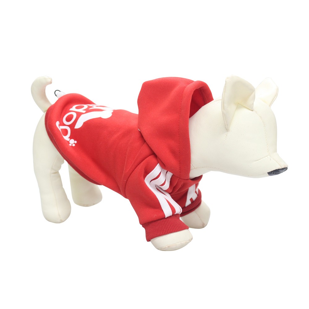 Толстовка для собак FOXIE Adidog Sport красная