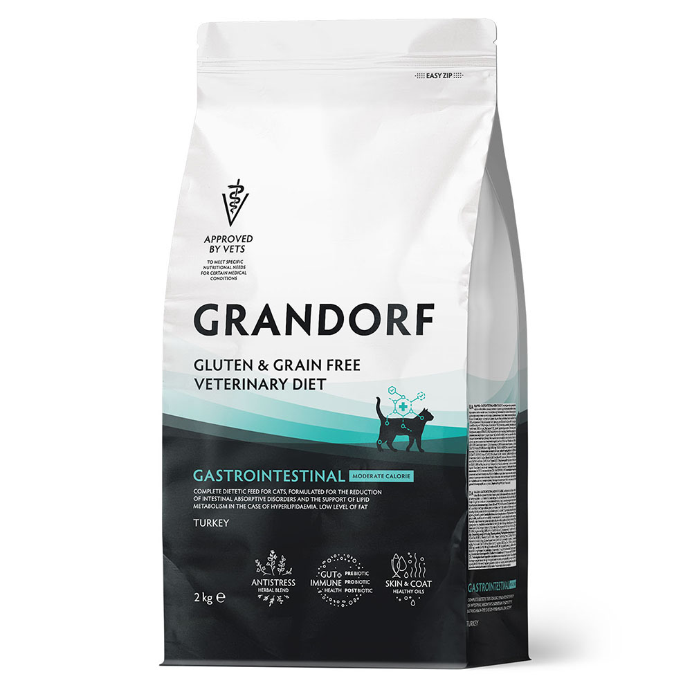 Корм для кошек GRANDORF VETERINARY DIET Cat Gastrointestinal Moderate Calorie сух.