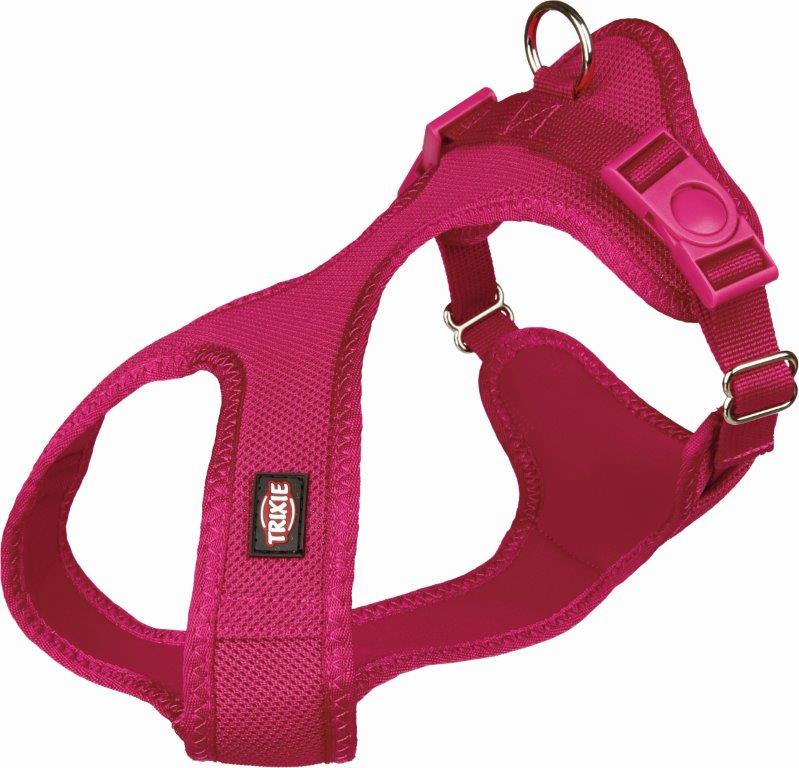 Шлейка для собак TRIXIE Soft, XXS–XS: 28–40см/15мм, фуксия