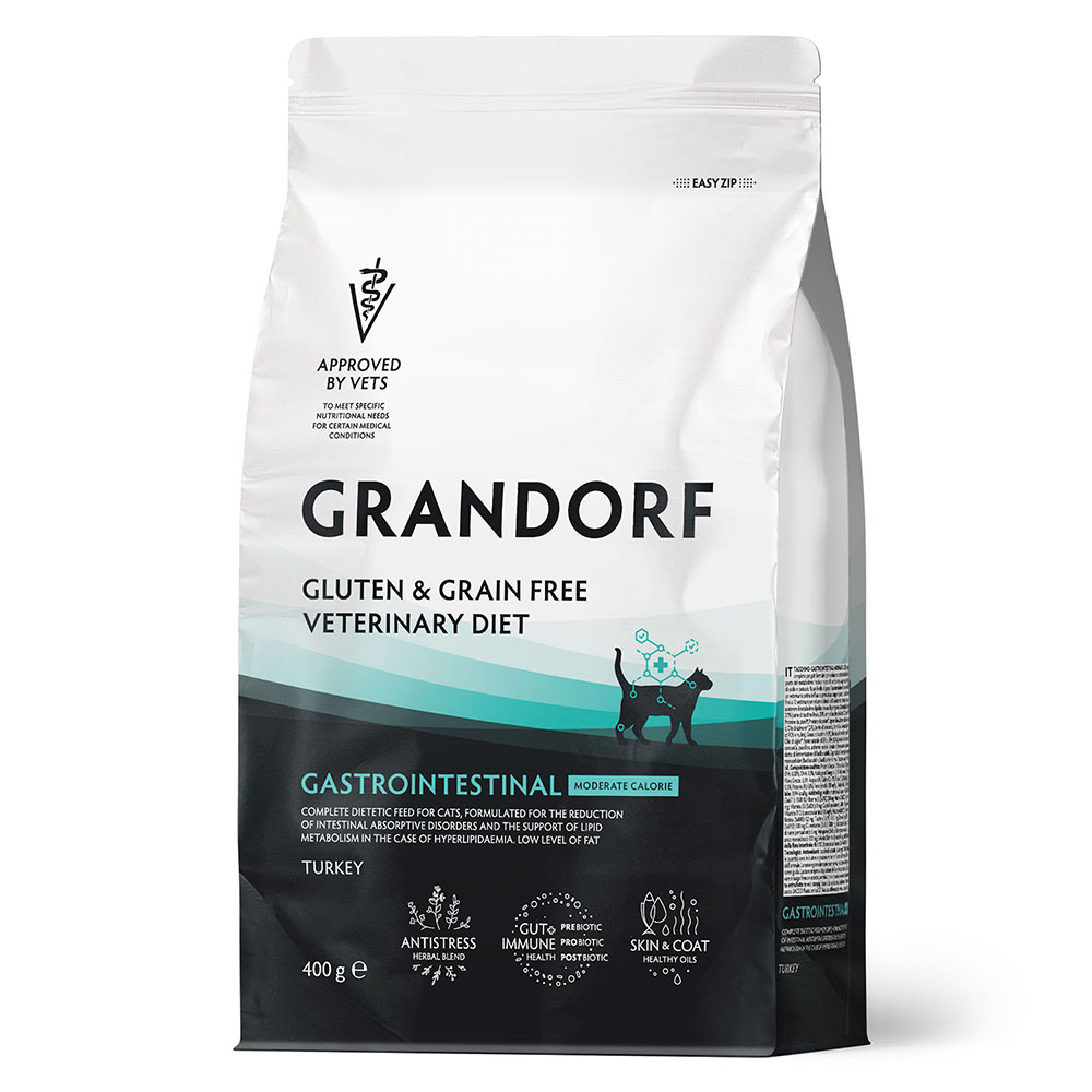 Корм для кошек GRANDORF VETERINARY DIET Cat Gastrointestinal Moderate Calorie сух.