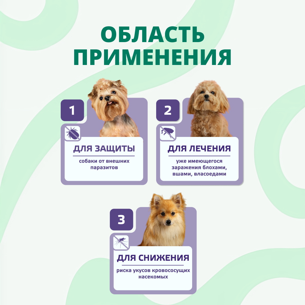 Капли для собак KRKA Атакса от иксодовых клещей, блох, вшей, власоедов (до 4кг) 0,4мл