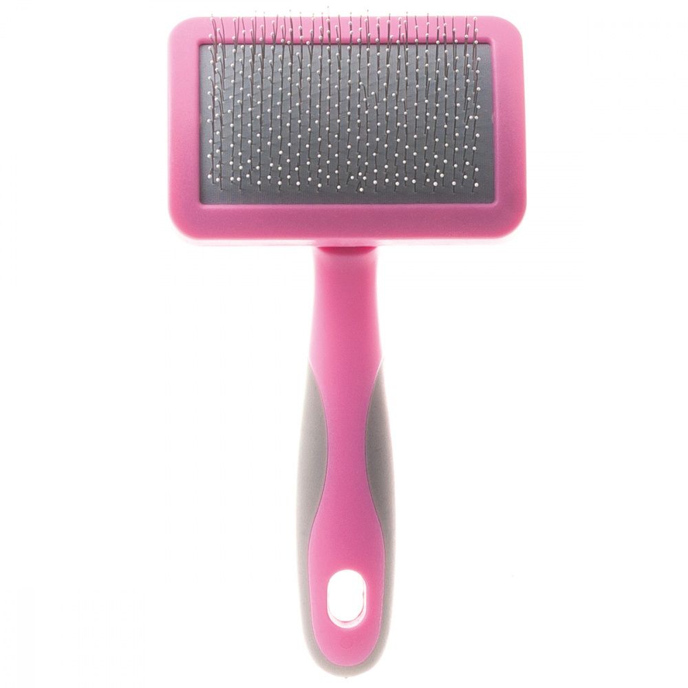 Пуходерка DeLIGHT ROSE пластик с каплей малая 368210SR /6/