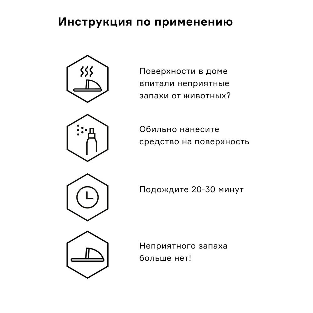 Нейтрализатор запаха домашних животных HELMETEX PETS с ароматом цитруса 400мл