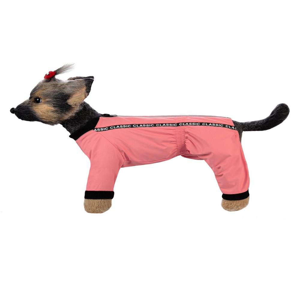 Дождевик для собак DOGMODA Мартин (розовый) девочка 4