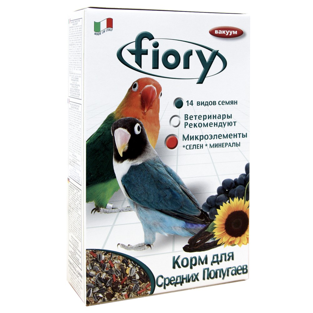 Корм для птиц FIORY Смесь для средних попугаев