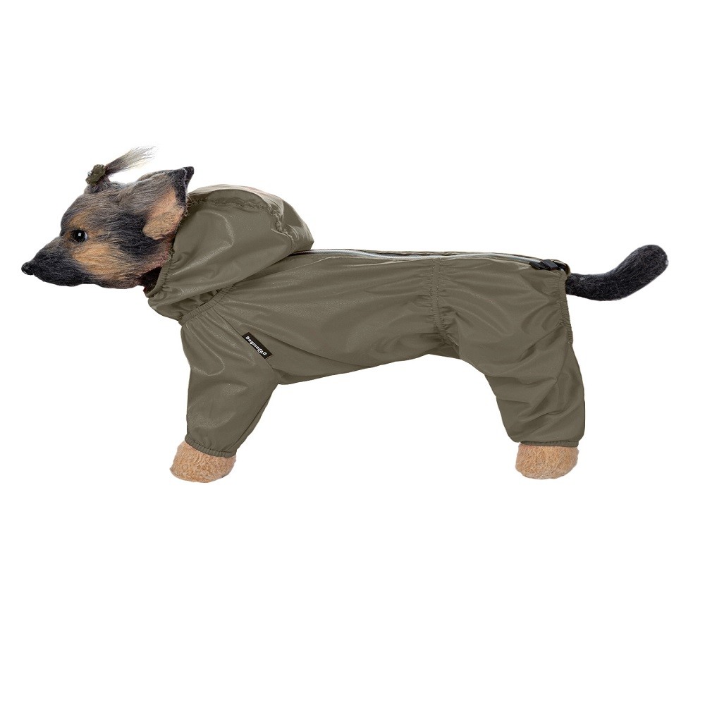 Дождевик для собак DOG MODA (хаки) унисекс-3