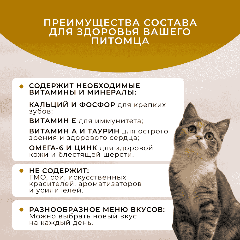 Корм для кошек ОБЖОРКА кусочки в соусе с курицей и уткой пауч