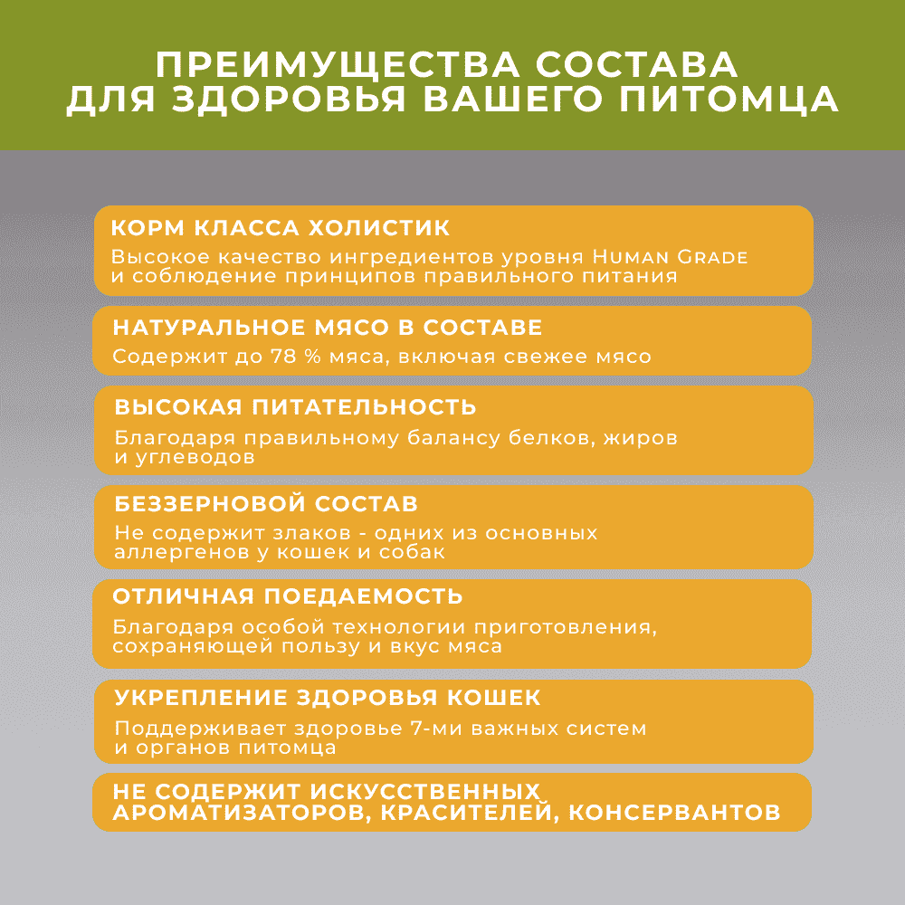 Корм для собак ELATO Holistic для средних и крупных пород, курица с уткой сух.