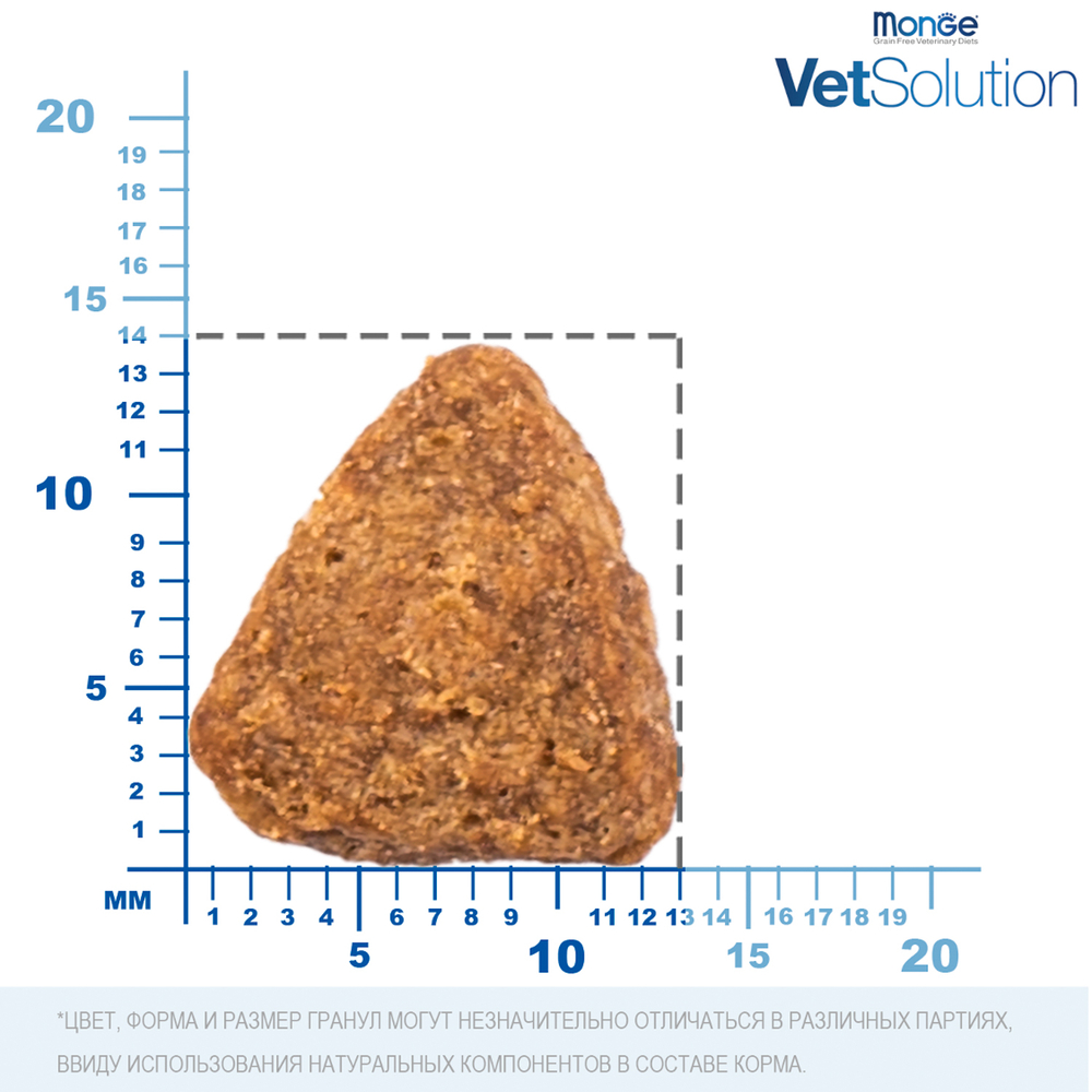 Корм для собак MONGE VetSolution Hepatic при заболеваниях печени сух.