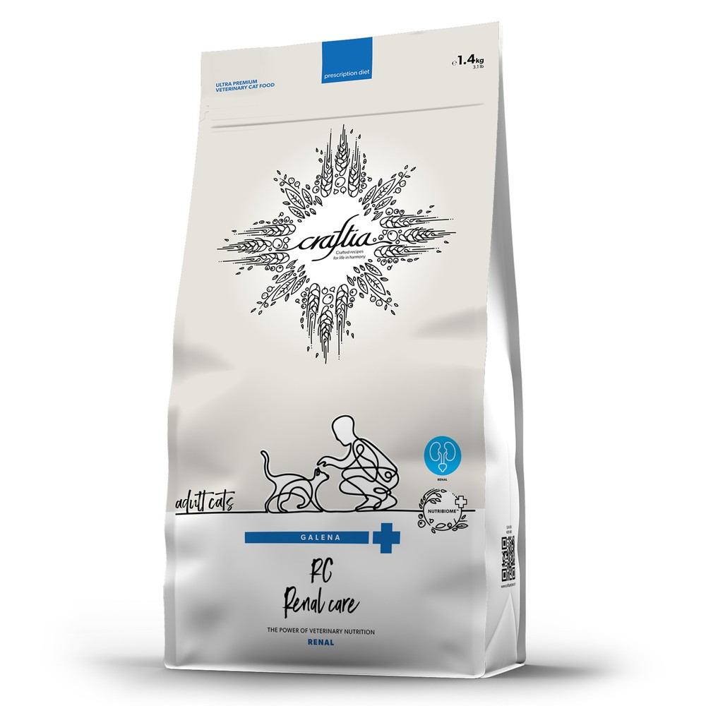 Корм для кошек CRAFTIA Galena Cat Renal Care при почечной недостаточности сух.