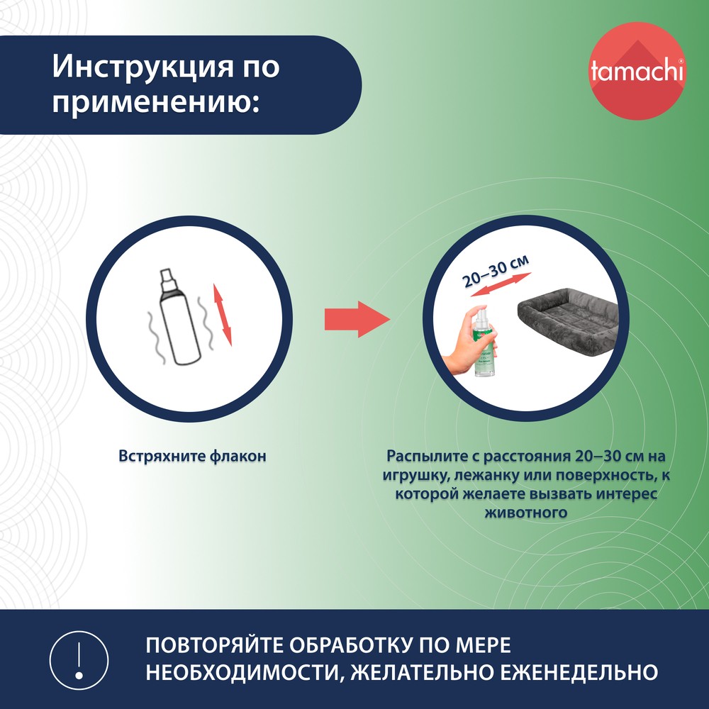 Спрей д/кош TAMACHI с мататаби д/снятия стресса и привлеч.к игрушкам,переноскам, лежанкам и пр.125мл