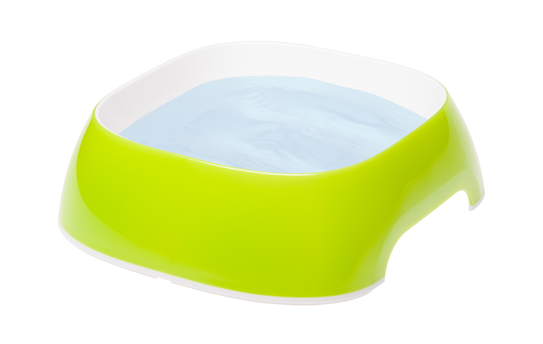 Миска для животных FERPLAST Glam Medium пластиковая лайм 0,75л