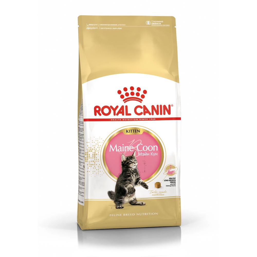 Корм для котят ROYAL CANIN Maine Coon Kitten сбалансированный для породы мэйн кун сух.