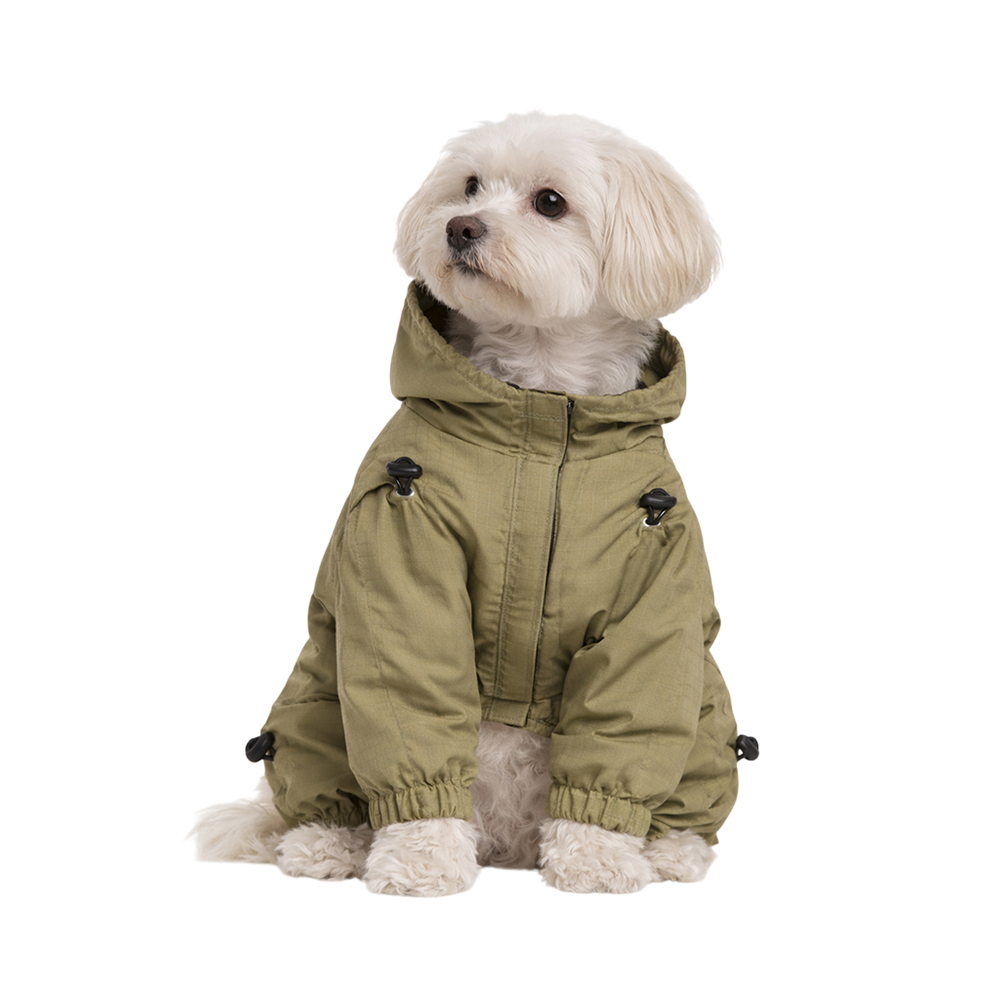 Комбинезон для собак FOXIE Nature Explorer XS (длина спины 25см) зеленый