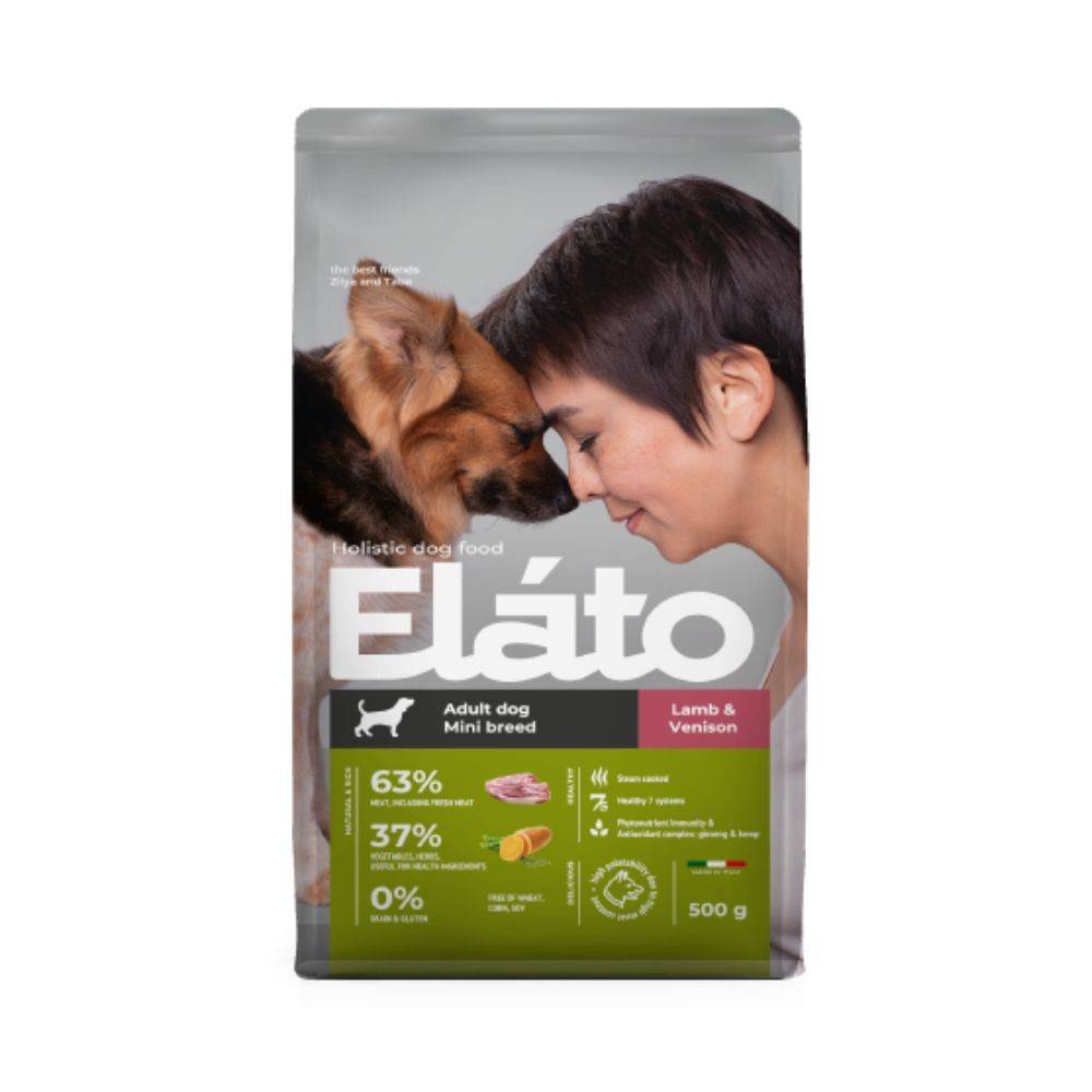 Корм для собак ELATO Holistic для мелких пород, ягненок с олениной сух.