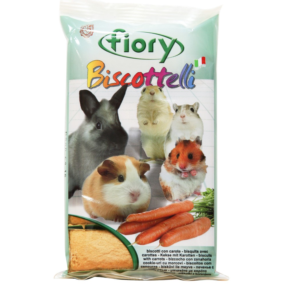 Лакомство для грызунов FIORY Бисквиты с морковью