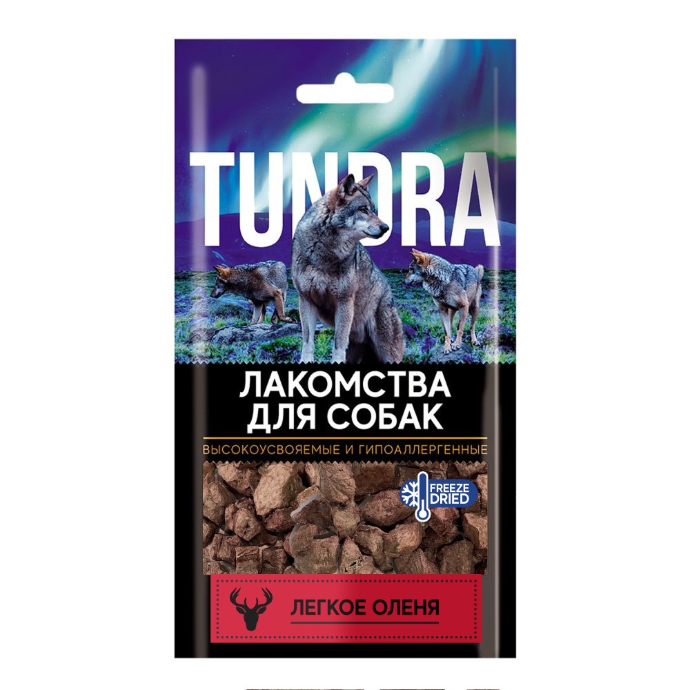 Лакомство для собак TUNDRA Легкое оленя