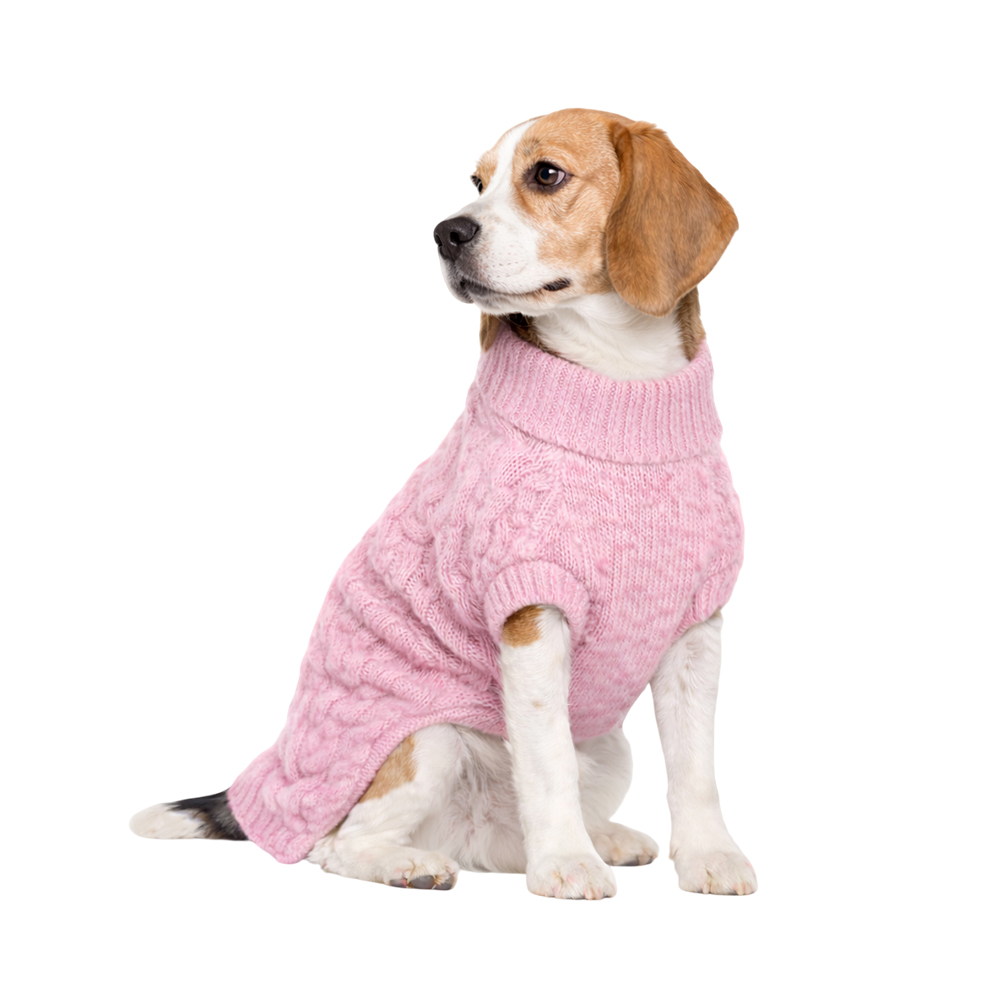 Свитер для собак FOXIE Сuddly Pink M (длина спины 35см) розовый