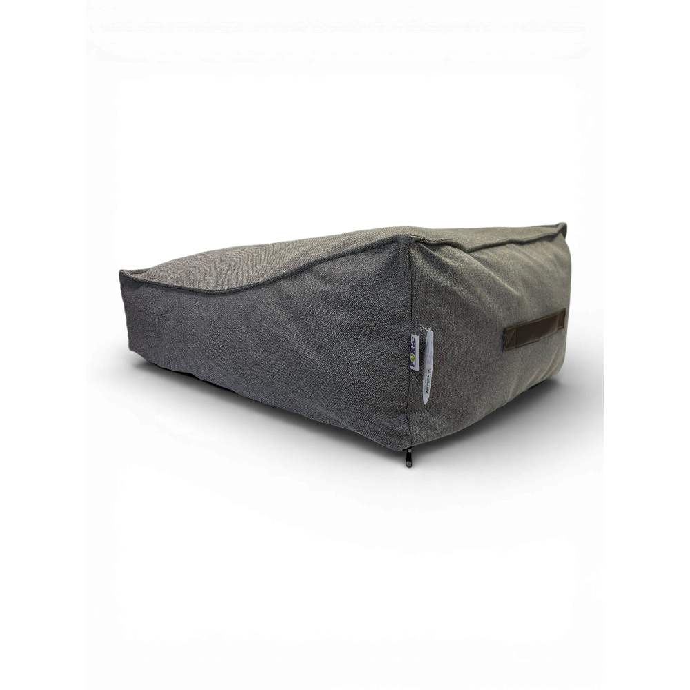 Лежак для животных FOXIE Oasis горы 75х55см никелевый серый