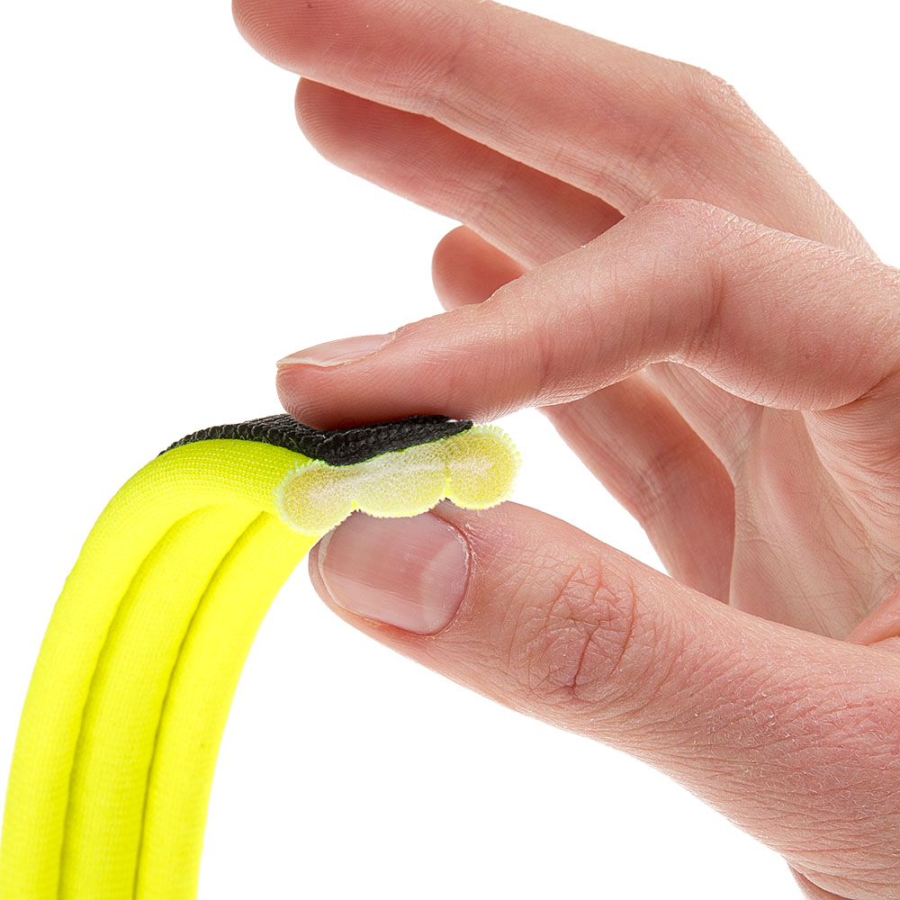 Шлейка для собак FERPLAST Agila Fluo 5 нейлоновая с мягкой подкладкой, жёлтая
