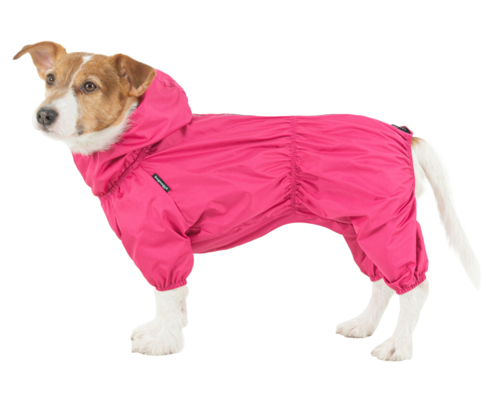 Дождевик для собак DOG MODA (фуксия) девочка 28см (3)