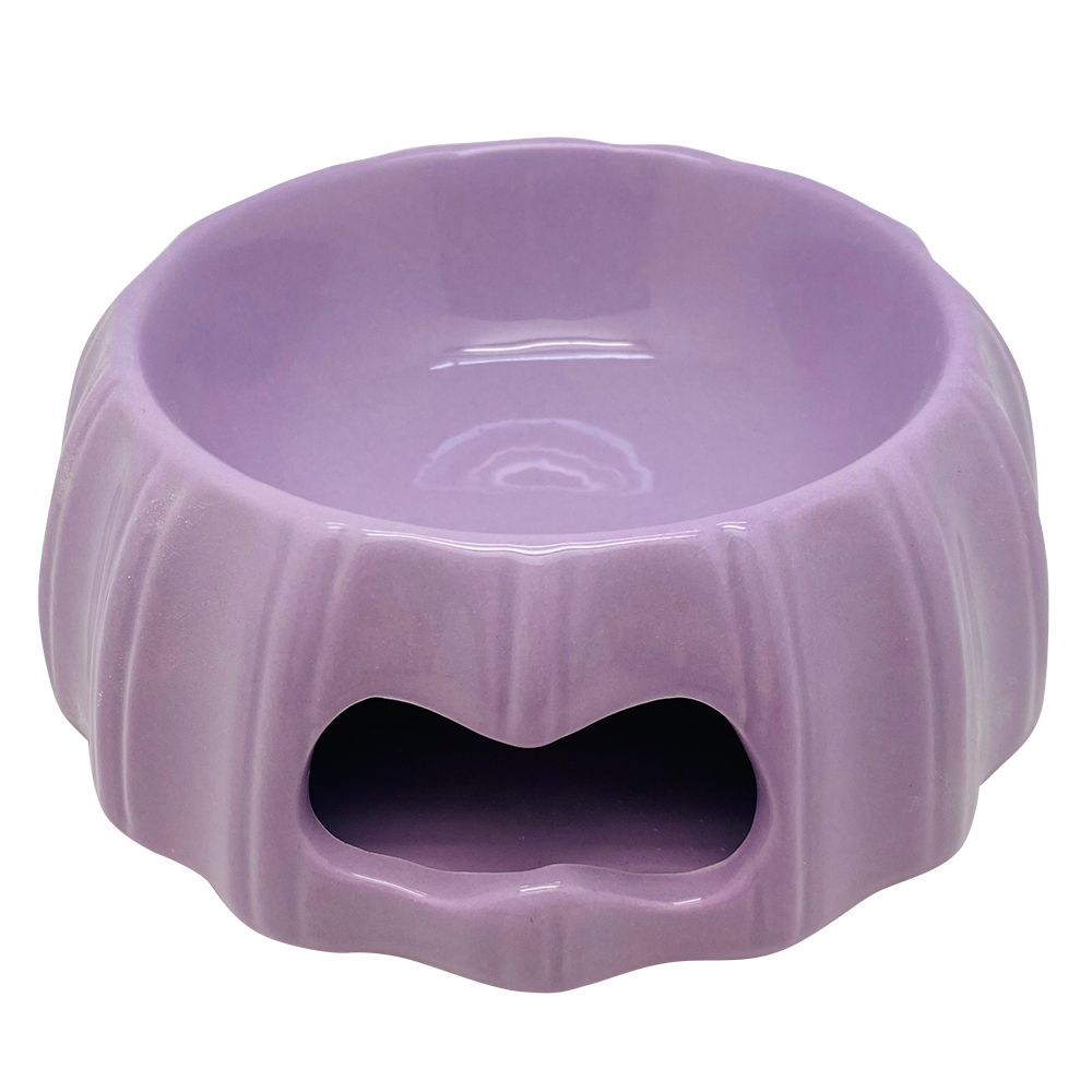 Миска для животных FOXIE Violet фиолетовая керамическая 17х17х6,5см 300мл
