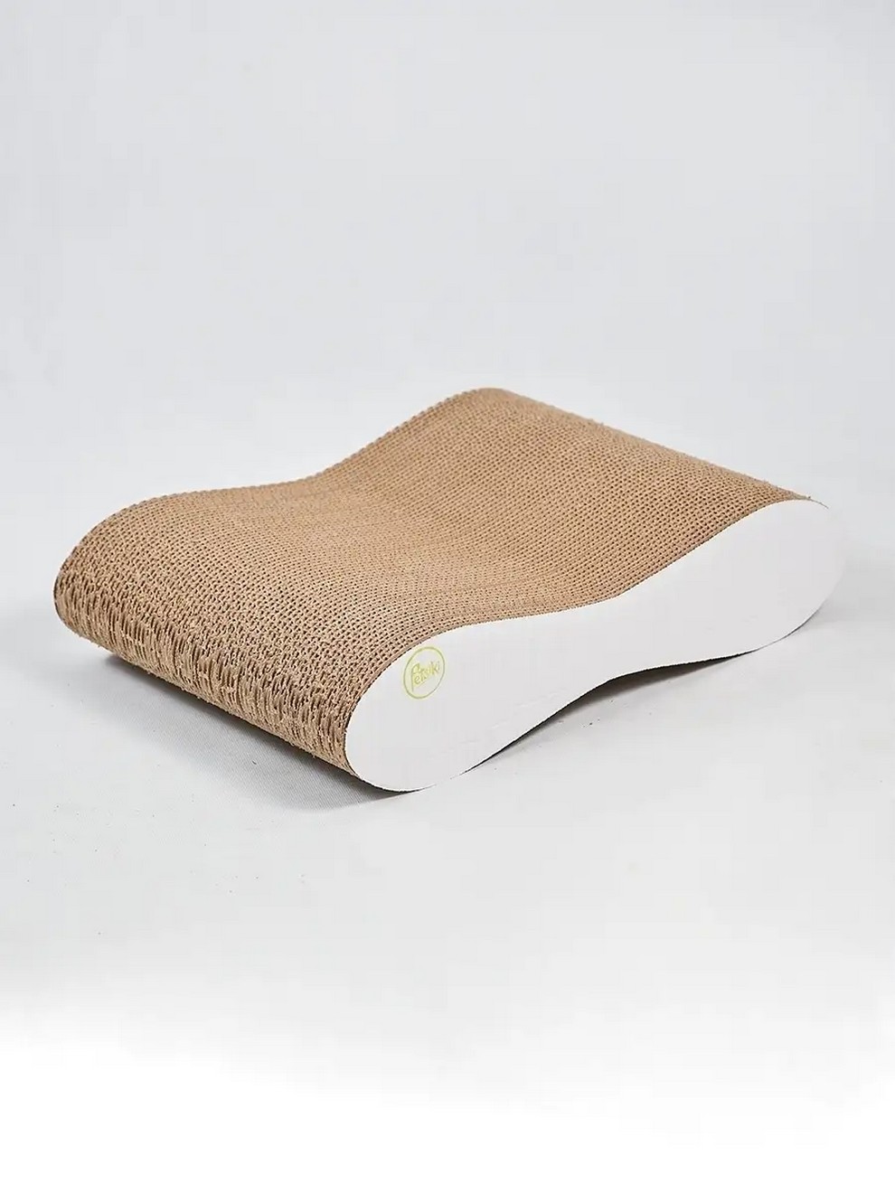 Когтеточка для кошек PETSIKI Infi S с кошачьей мятой картон, 39х29х9см