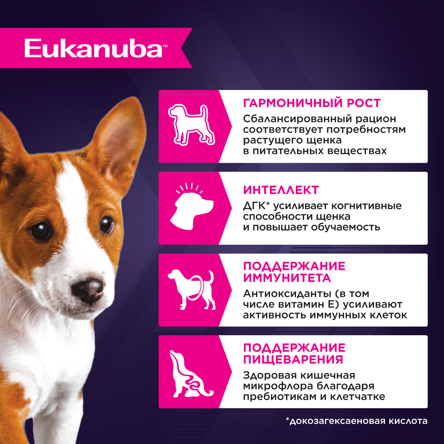 Корм для щенков EUKANUBA курица в соусе пауч