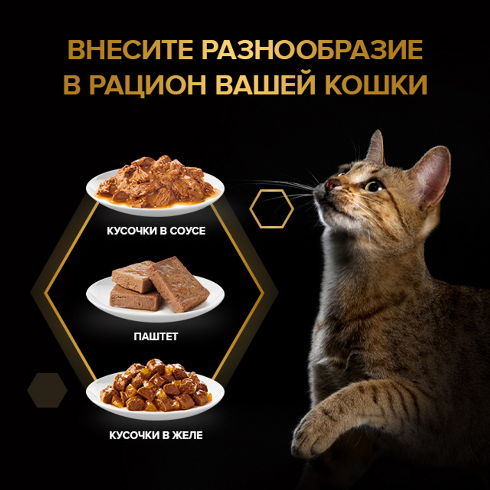 Корм для кошек PRO PLAN Sterilised Maintenance для стерилиз., паштет с океанической рыбой пауч