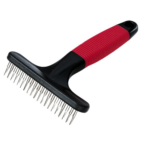 Расческа-грабли FERPLAST GRO 5874 c вращающ. зубцами двухрядная