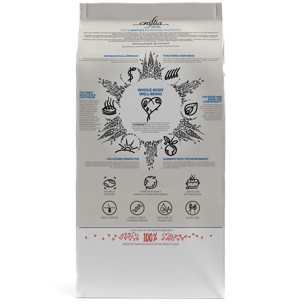 Корм для собак CRAFTIA Galena Dog Hypoallergenic Derm Care при пищ.аллергии и забол.кожи сух.
